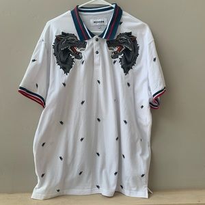 Men’s REASON Brand short Sleeve Polo Size  XL